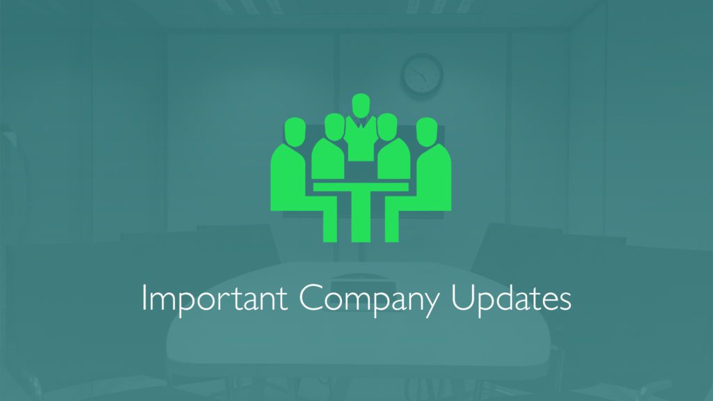 Important Company Updates-Financial Symmetry, Inc.