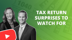 Tax return surprises