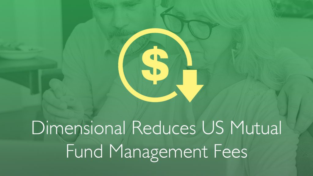 Dimensional Reduces US Mutual Fund Management Fees-Financial Symmetry, Inc.